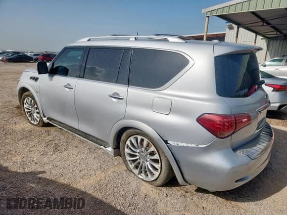 ✅ 2015 Infiniti QX80 • VIN: JN8AZ2NE2F9081652 • Lot: 70758295. Listed on Copart with 103,667 mi. Free auction sales archive from the USA and detailed vehicle history report at DreamBid. Image 2.