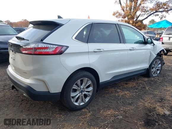 ✅ 2022 Ford Edge Titanium • VIN: 2FMPK4K93NBA35256 • Лот: 43586098. Опубликован ранее на IAAI с пробегом 75 757 миль. Бесплатный доступ к архиву аукционных продаж из США и подробный отчёт об истории автомобиля на DreamBid. Изображение 4.