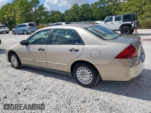 2007 Honda Accord VP with VIN JHMCM56137C018157, listed as a Copart auction lot 84874535 with 62,535 mi miles and Salvage title. Bid and sale history available at DreamBid. Image 2.