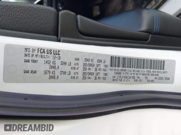 ✅ 2019 Jeep Grand Cherokee Upland • VIN: 1C4RJFAG6KC641920 • Lot: 41661759. Listed on IAAI with 99,785 mi. Free auction sales archive from the USA and detailed vehicle history report at DreamBid. Image 9.