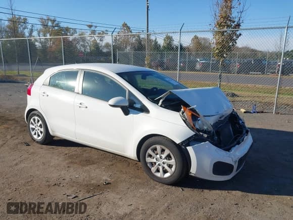 ✅ 2013 Kia Rio LX • VIN: KNADM5A3XD6248834 • Lot: 43531318. Listed on IAAI with 189,832 mi. Free auction sales archive from the USA and detailed vehicle history report at DreamBid. Image 1.