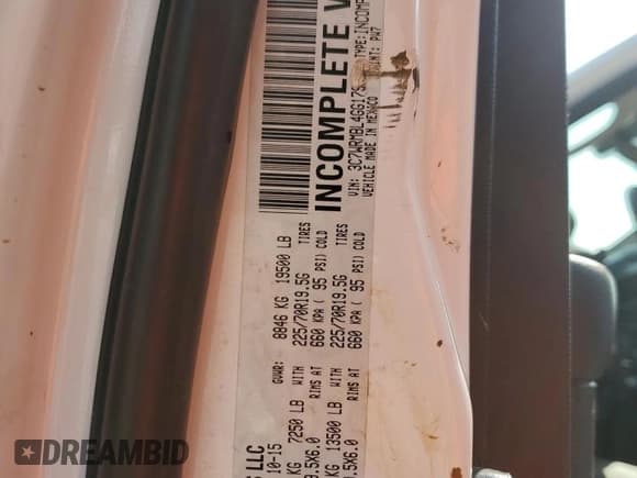 ✅ 2016 Ram 5500 SLT • VIN: 3C7WRMBL4GG179859 • Lot: 59315685. Wystawiony na Copart z przebiegiem 148 775 mil. Bezpłatny archiwum sprzedaży aukcyjnych z USA i szczegółowy raport historii pojazdu na DreamBid. Zdjęcie 12.