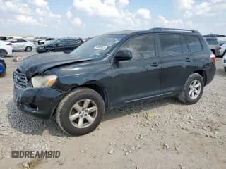 ✅ 2010 Toyota Highlander SE • VIN: 5TDJK3EH9AS032085 • Lot: 80809615. Listed on Copart with 279,524 mi. Free auction sales archive from the USA and detailed vehicle history report at DreamBid. Image 1.