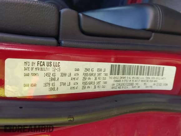 ✅ 2015 Jeep Grand Cherokee Altitude • VIN: 1C4RJEAG1FC235883 • Lot: 43241407. Listed on IAAI with 152,391 mi. Free auction sales archive from the USA and detailed vehicle history report at DreamBid. Image 9.