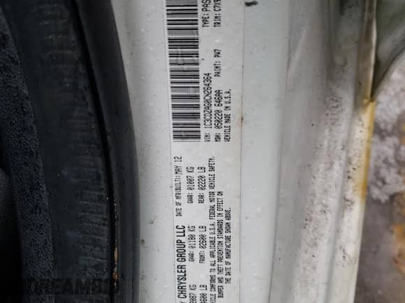 2012 Dodge Avenger SE с VIN 1C3CDZAG0CN264364, выставлен на аукционе Copart как лот 39287594 с пробегом 110 999 миль миль и Списание • Salvage title. История ставок и продаж доступна на DreamBid. Изображение 12.