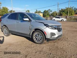 2022 Chevrolet Equinox LT z VIN 3GNAXKEV9NL158841, wystawiony jako IAAI lot #42923362 z przebiegiem 28 234 mil mil oraz . Historia ofert i sprzedaży dostępna na DreamBid. Obrazek 1.