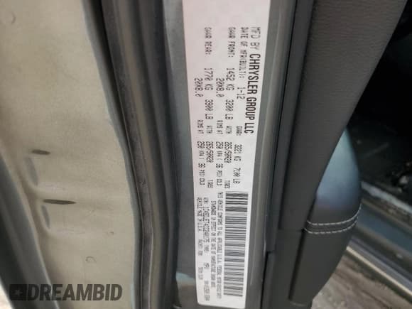 ✅ 2012 Dodge Durango Citadel • VIN: 1C4SDJET4CC240175 • Lot: 85165125. Listed on Copart with 234,544 mi. Free auction sales archive from the USA and detailed vehicle history report at DreamBid. Image 12.