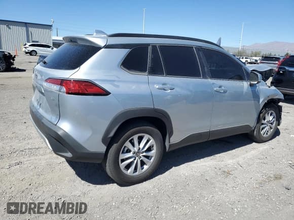 ✅ 2023 Toyota Corolla Cross LE • VIN: 7MUBAAAGXPV055740 • Lot: 50434665. Listed on Copart with 35,758 mi. Free auction sales archive from the USA and detailed vehicle history report at DreamBid. Image 3.