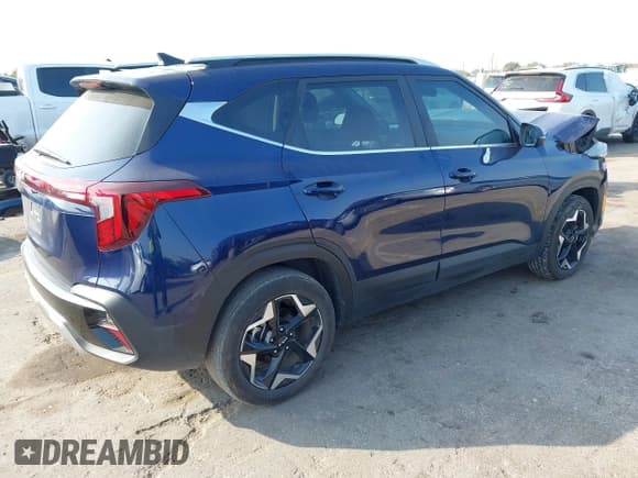 ✅ 2024 Kia Seltos EX • VIN: KNDER2AA6R7572712 • Lot: 43510758. Listed on IAAI with Not provided. Free auction sales archive from the USA and detailed vehicle history report at DreamBid. Image 4.