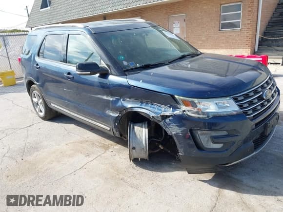 ✅ 2017 Ford Explorer XLT • VIN: 1FM5K8DH3HGA14021 • Lot: 43180468. Wystawiony na IAAI z przebiegiem 161 443 mil. Bezpłatny archiwum sprzedaży aukcyjnych z USA i szczegółowy raport historii pojazdu na DreamBid. Zdjęcie 1.