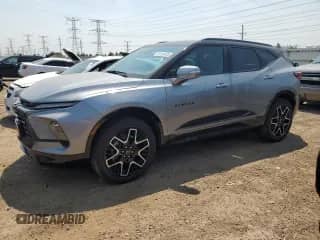 2024 Chevrolet Blazer RS z VIN 3GNKBERS0RS121225, wystawiony jako Copart lot #59753435 z przebiegiem 10 207 mil mil oraz Szkoda całkowita • Salvage title. Historia ofert i sprzedaży dostępna na DreamBid. Obrazek 1.