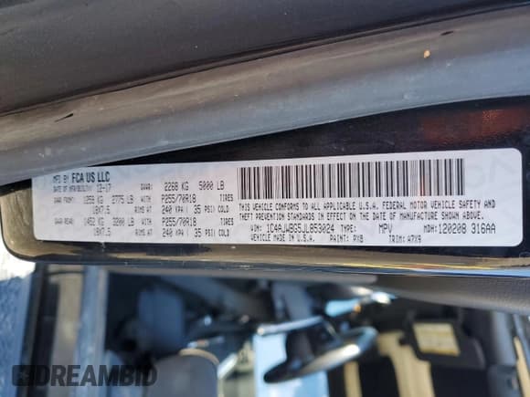 ✅ 2018 Jeep Wrangler Sahara • VIN: 1C4AJWBG5JL853024 • Lot: 46897595. Listed on Copart with 59,334 mi. Free auction sales archive from the USA and detailed vehicle history report at DreamBid. Image 13.