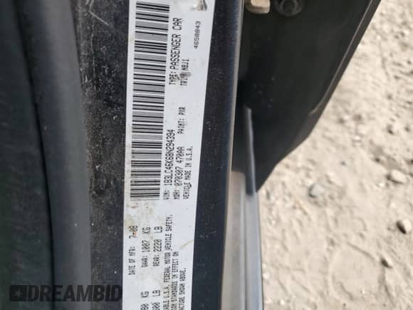 2008 Dodge Avenger SE с VIN 1B3LC46K68N294394, выставлен на аукционе Copart как лот 70863584 с пробегом 165 809 миль миль и Списание • Salvage title. История ставок и продаж доступна на DreamBid. Изображение 14.