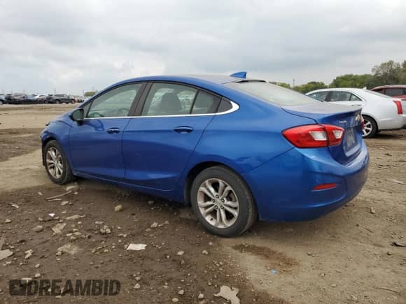 2019 Chevrolet Cruze LT with VIN 1G1BE5SM5K7126347, listed as a Copart auction lot 86234585 with 78,499 mi miles and Salvage title. Bid and sale history available at DreamBid. Image 2.