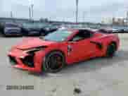 2021 Chevrolet Corvette 2LT z VIN 1G1YB2D41M5116427, wystawiony jako Copart lot #49355255 z przebiegiem 9 316 mil mil oraz Szkoda całkowita • Salvage title. Historia ofert i sprzedaży dostępna na DreamBid. Obrazek 1.