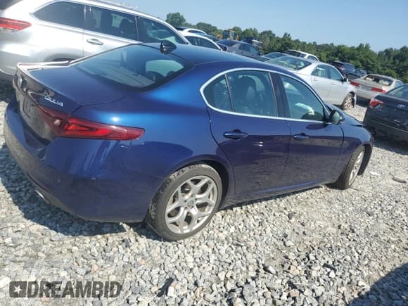 ✅ 2020 Alfa Romeo Giulia Ti • VIN: ZARFANBN2L7639172 • Lot: 69197085. Listed on Copart with Not provided. Free auction sales archive from the USA and detailed vehicle history report at DreamBid. Image 3.