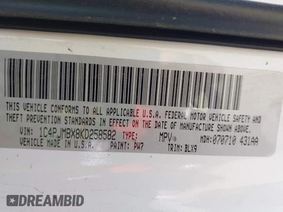 ✅ 2019 Jeep Cherokee Trailhawk • VIN: 1C4PJMBX8KD258582 • Lot: 42308953. Listed on IAAI with 138,918 mi. Free auction sales archive from the USA and detailed vehicle history report at DreamBid. Image 9.