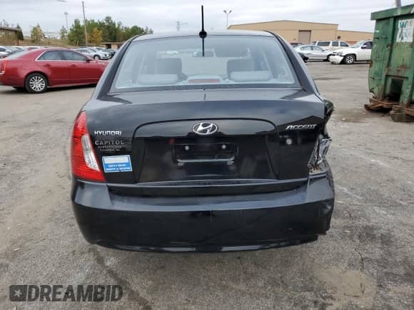 2008 Hyundai Accent GLS z VIN KMHCN46C88U277079, wystawiony jako Copart lot #77453424 z przebiegiem 63 933 mil mil oraz Szkoda całkowita • Salvage title. Historia ofert i sprzedaży dostępna na DreamBid. Obrazek 6.