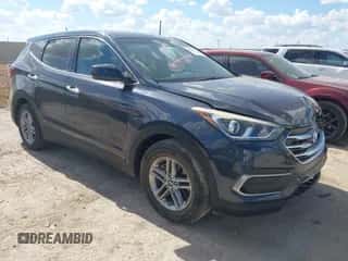 2018 Hyundai Santa Fe 2.4L with VIN 5NMZT3LB3JH073815, listed as a IAAI auction lot 43292068 with 132,770 mi miles and . Bid and sale history available at DreamBid. Image 1.