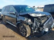 ✅ 2022 Hyundai Palisade Calligraphy • VIN: KM8R74HE0NU448535 • Лот: 41443753. Опубликован ранее на IAAI с пробегом 43 822 миль. Бесплатный доступ к архиву аукционных продаж из США и подробный отчёт об истории автомобиля на DreamBid. Изображение 1.