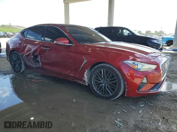 ✅ 2019 Genesis G70 Advanced • VIN: KMTG34LAXKU034851 • Лот: 61738065. Опубликован ранее на Copart с пробегом 74 843 миль. Бесплатный доступ к архиву аукционных продаж из США и подробный отчёт об истории автомобиля на DreamBid. Изображение 4.