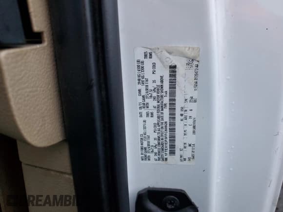 ✅ 2015 Ford F-150 XLT • VIN: 1FTEX1EP3FFC60928 • Lot: 93503425. Listed on Copart with 216,445 mi. Free auction sales archive from the USA and detailed vehicle history report at DreamBid. Image 12.