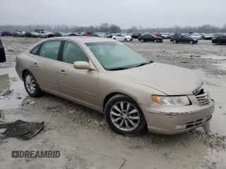 2006 Hyundai Azera SE с VIN KMHFC46F96A061818, выставлен на аукционе Copart как лот 44084205 с пробегом 83 779 миль миль и Списание • Salvage title. История ставок и продаж доступна на DreamBid. Изображение 4.