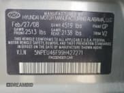 ✅ 2009 Hyundai Sonata Limited • VIN: 5NPEU46F99H427271 • Лот: 86140724. Опубликован ранее на Copart с пробегом 181 890 миль. Бесплатный доступ к архиву аукционных продаж из США и подробный отчёт об истории автомобиля на DreamBid. Изображение 12.