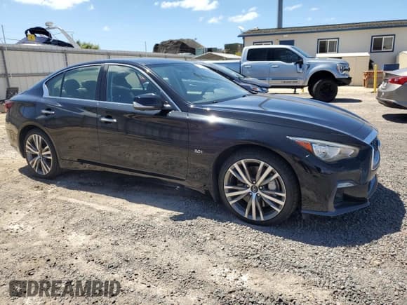 ✅ 2019 Infiniti Q50 Sport • VIN: JN1EV7AR9KM593885 • Lot: 81522225. Listed on Copart with 95,061 mi. Free auction sales archive from the USA and detailed vehicle history report at DreamBid. Image 4.