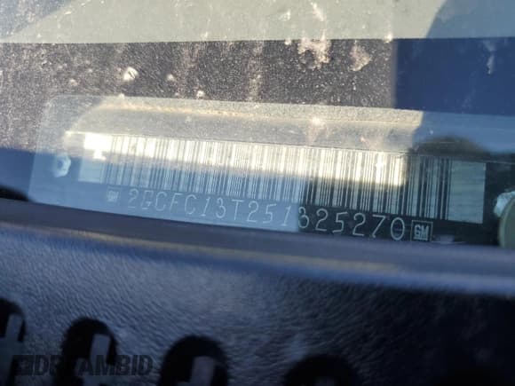 ✅ 2005 Chevrolet Silverado 1500 • VIN: 2GCFC13T251325270 • Лот: 75061414. Опубликован ранее на Copart с пробегом Не указан. Бесплатный доступ к архиву аукционных продаж из США и подробный отчёт об истории автомобиля на DreamBid. Изображение 13.