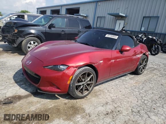 ✅ 2016 Mazda MX-5 Miata Grand Touring • VIN: JM1NDAD76G0101044 • Lot: 64193855. Listed on Copart with 91,162 mi. Free auction sales archive from the USA and detailed vehicle history report at DreamBid. Image 1.