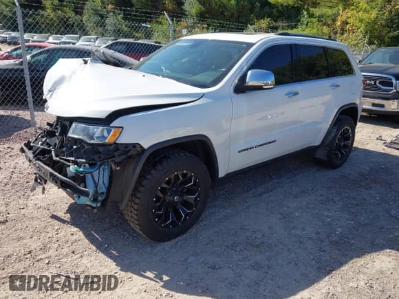 ✅ 2017 Jeep Grand Cherokee Limited • VIN: 1C4RJFBG8HC866332 • Lot: 43362826. Listed on IAAI with 122,593 mi. Free auction sales archive from the USA and detailed vehicle history report at DreamBid. Image 2.