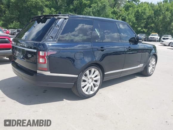 ✅ 2015 Land Rover Range Rover Supercharged • VIN: SALGS2TF1FA219503 • Lot: 42580352. Listed on IAAI with 104,534 mi. Free auction sales archive from the USA and detailed vehicle history report at DreamBid. Image 4.