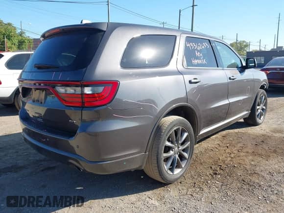 2018 Dodge Durango GT z VIN 1C4RDJDG4JC395339, wystawiony jako IAAI lot #43362633 z przebiegiem 97 846 mil mil oraz . Historia ofert i sprzedaży dostępna na DreamBid. Obrazek 4.