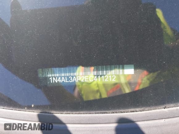 ✅ 2014 Nissan Altima SV • VIN: 1N4AL3AP2EC411212 • Lot: 43048885. Listed on IAAI with 192,348 mi. Free auction sales archive from the USA and detailed vehicle history report at DreamBid. Image 9.