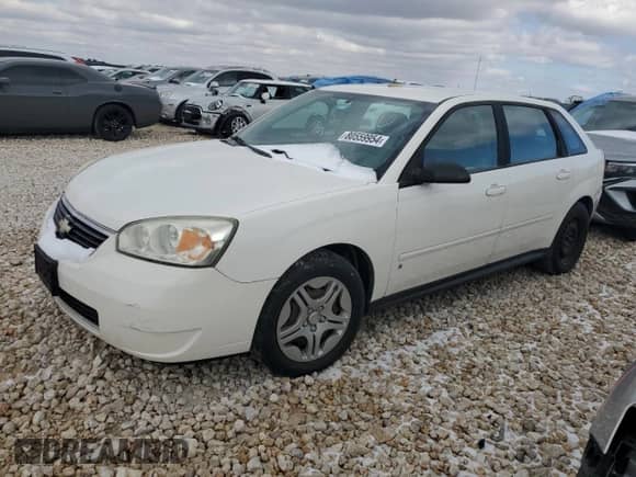 2006 Chevrolet Malibu Maxx LS z VIN 1G1ZS61846F261932, wystawiony jako Copart lot #80559954 z przebiegiem 77 126 mil mil oraz Czysty tytuł • Clean title. Historia ofert i sprzedaży dostępna na DreamBid. Obrazek 1.