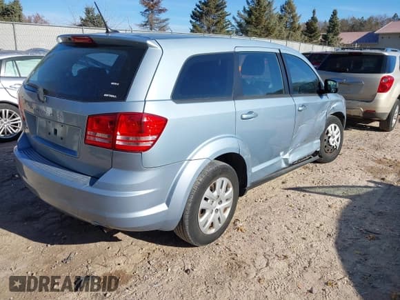 ✅ 2013 Dodge Journey Canada Value • VIN: 3C4PDCAB4DT723802 • Lot: 43690287. Listed on IAAI with 132,554 mi. Free auction sales archive from the USA and detailed vehicle history report at DreamBid. Image 4.