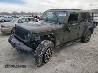 ✅ 2024 Jeep Wrangler Rubicon • VIN: 1C4PJXFG3RW156522 • Lot: 92509535. Listed on Copart with 19,268 mi. Free auction sales archive from the USA and detailed vehicle history report at DreamBid. Image 1.