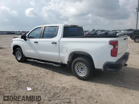 2023 Chevrolet Silverado 1500 Work Truck z VIN 3GCPAAEDXPG104577, wystawiony jako Copart lot #87254095 z przebiegiem 56 191 mil mil oraz Czysty tytuł • Clean title. Historia ofert i sprzedaży dostępna na DreamBid. Obrazek 2.