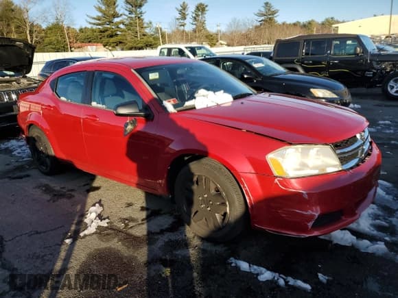 ✅ 2013 Dodge Avenger SE • VIN: 1C3CDZAB3DN616567 • Лот: 83195774. Опубликован ранее на Copart с пробегом Не указан. Бесплатный доступ к архиву аукционных продаж из США и подробный отчёт об истории автомобиля на DreamBid. Изображение 4.