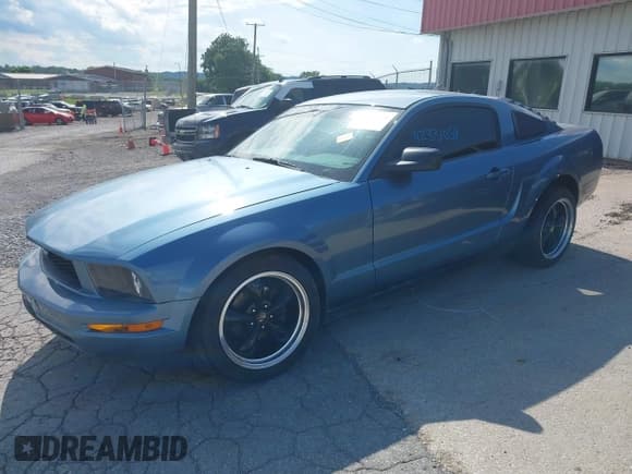 ✅ 2005 Ford Mustang Deluxe • VIN: 1ZVFT80N155168894 • Lot: 42331054. Listed on IAAI with 194,939 mi. Free auction sales archive from the USA and detailed vehicle history report at DreamBid. Image 2.