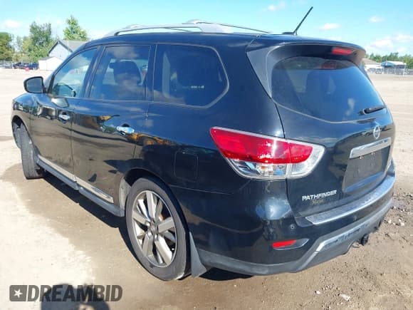 ✅ 2015 Nissan Pathfinder Platinum • VIN: 5N1AR2MM8FC602926 • Lot: 43074056. Listed on IAAI with 152,835 mi. Free auction sales archive from the USA and detailed vehicle history report at DreamBid. Image 3.