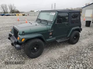 ✅ 2001 Jeep Wrangler Sahara • VIN: 1J4FA59S91P367362 • Lot: 90631415. Listed on Copart with 151,046 mi. Free auction sales archive from the USA and detailed vehicle history report at DreamBid. Image 1.