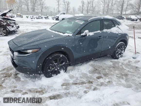 ✅ 2022 Mazda CX-30 2.5 Turbo • VIN: 3MVDMBAY9NM442834 • Lot: 91933855. Listed on Copart with 49,386 mi. Free auction sales archive from the USA and detailed vehicle history report at DreamBid. Image 1.