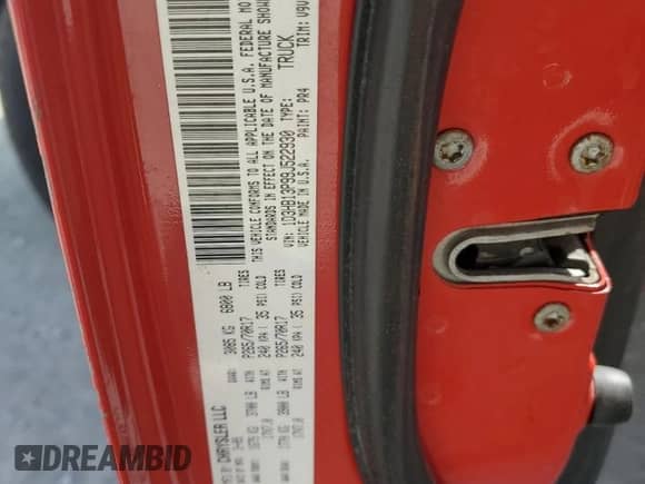 2009 Dodge 1500 SLT z VIN 1D3HB13P99J522930, wystawiony jako Copart lot #79885384 z przebiegiem 315 016 mil mil oraz Czysty tytuł • Clean title. Historia ofert i sprzedaży dostępna na DreamBid. Obrazek 12.