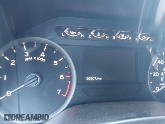 ✅ 2019 Ford F-150 XL • VIN: 1FTEW1E57KFD10144 • Lot: 43509694. Listed on IAAI with 107,907 mi. Free auction sales archive from the USA and detailed vehicle history report at DreamBid. Image 7.