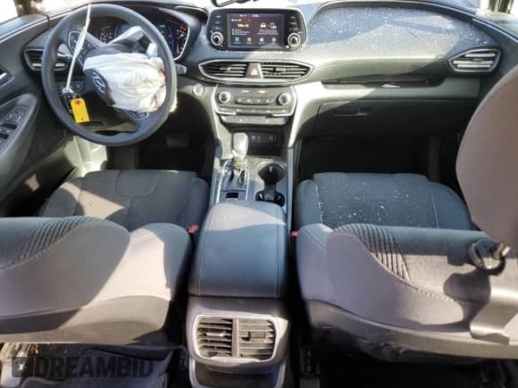 2019 Hyundai Santa Fe SEL z VIN 5NMS33AD7KH082136, wystawiony jako Copart lot #82579675 z przebiegiem 107 265 mil mil oraz Szkoda całkowita • Salvage title. Historia ofert i sprzedaży dostępna na DreamBid. Obrazek 8.