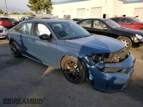 ✅ 2025 Honda Civic Sport • VIN: 2HGFE4F82SH330867 • Lot: 91475905. Listed on Copart with 14,067 mi. Free auction sales archive from the USA and detailed vehicle history report at DreamBid. Image 4.