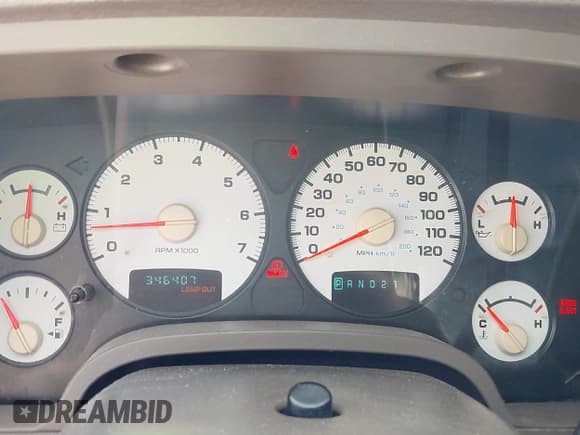 ✅ 2004 Dodge 1500 SLT • VIN: 1D7HU18D54J158148 • Lot: 43624483. Wystawiony na IAAI z przebiegiem 346 407 mil. Bezpłatny archiwum sprzedaży aukcyjnych z USA i szczegółowy raport historii pojazdu na DreamBid. Zdjęcie 7.