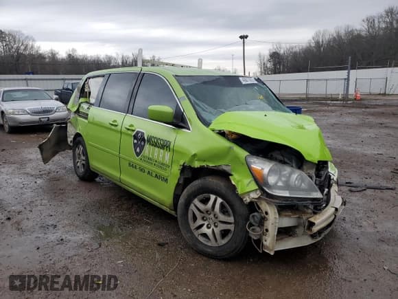 ✅ 2005 Honda Odyssey EX • VIN: 5FNRL38495B037385 • Lot: 43010825. Listed on Copart with Not provided. Free auction sales archive from the USA and detailed vehicle history report at DreamBid. Image 4.